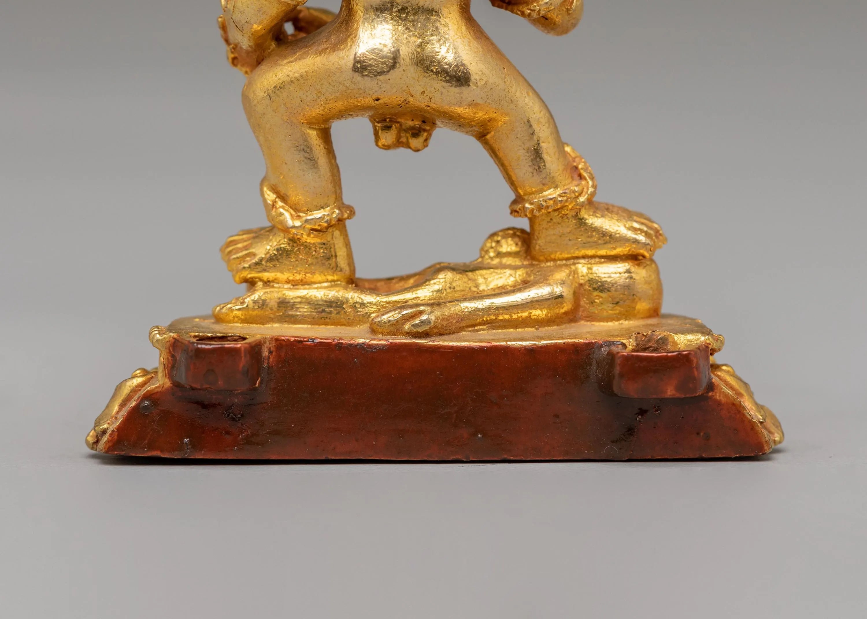 Ceremonial Black Dzambhala Statue | Symbol of Prosperity and Protection