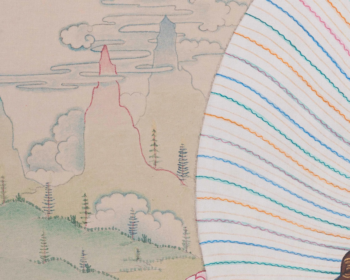 Guru Rinpoche Tibetan Art | Padmasambhava Sacred Artwork | Thangka Painting