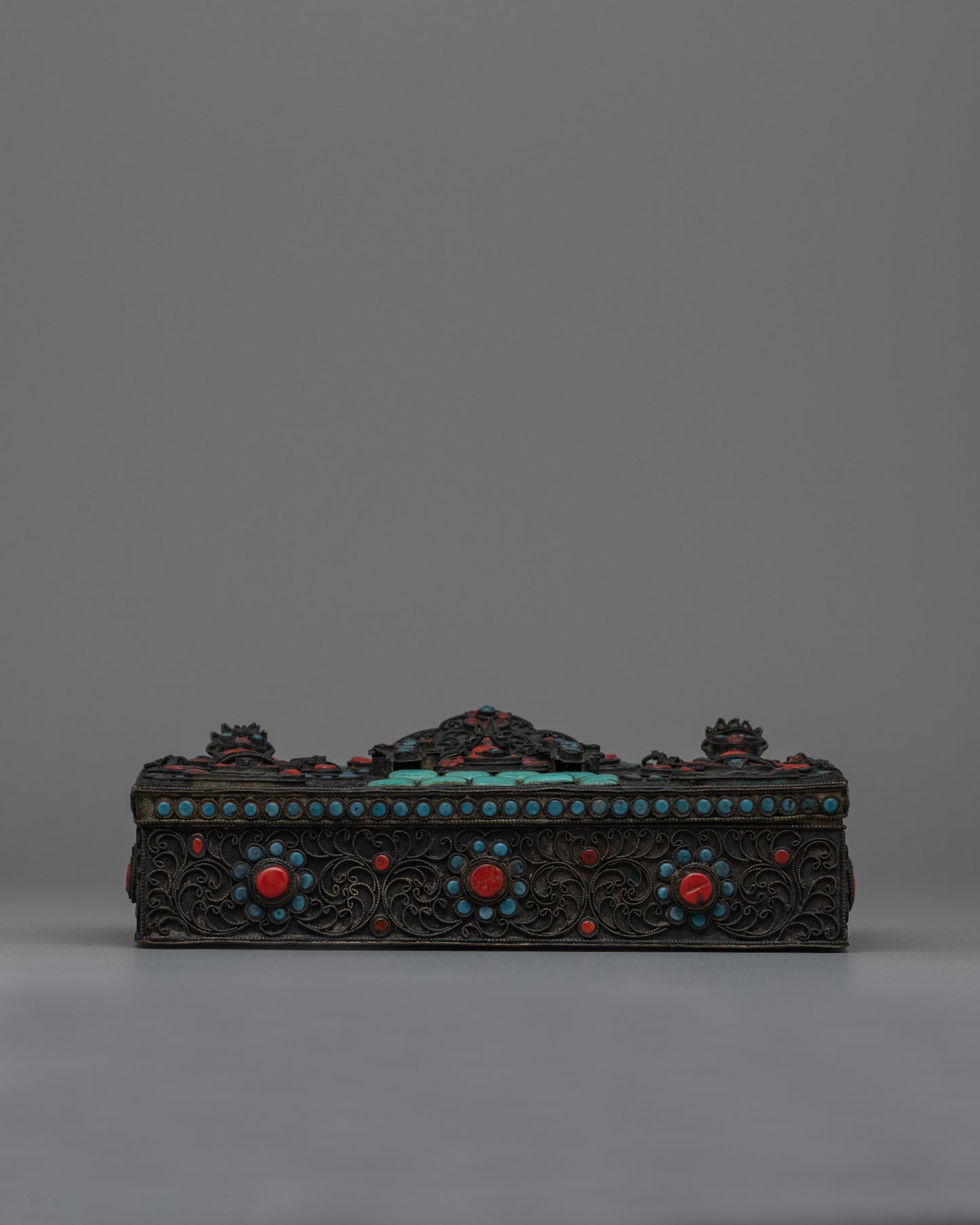 Tibetan Buddhist Jewelry Box 