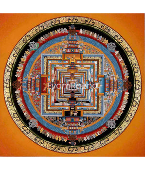 Original Hand Painted Master Quality Kalachakra Mandala | Mandala Thanka |