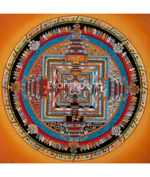 Original Hand Painted Master Quality Kalachakra Mandala | Mandala Thanka |