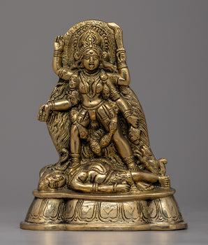 Brass Kalimata Statue