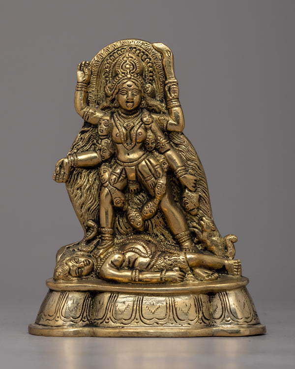 Brass Kalimata Statue