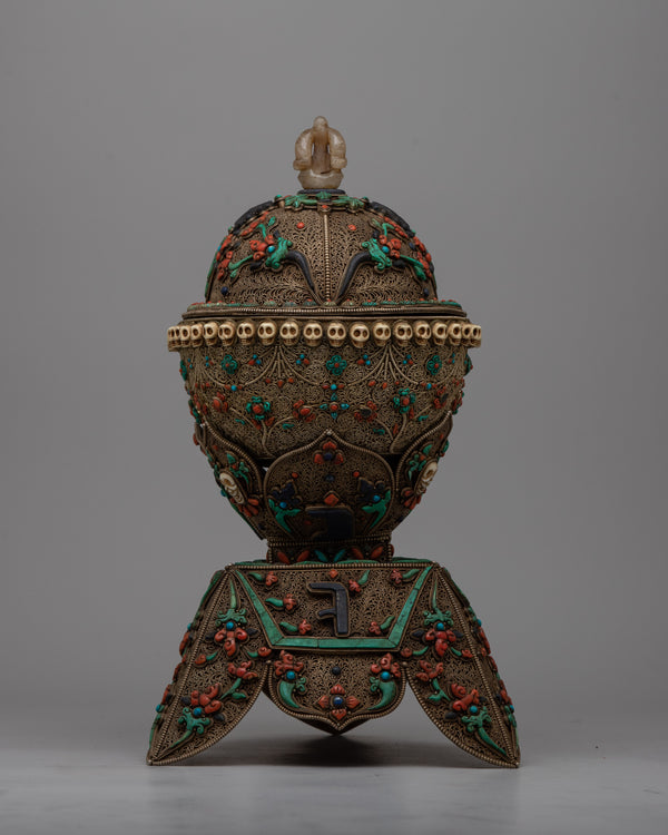 skull cup tibetan