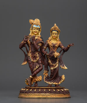 Statue of Lord Krishna and Radha
