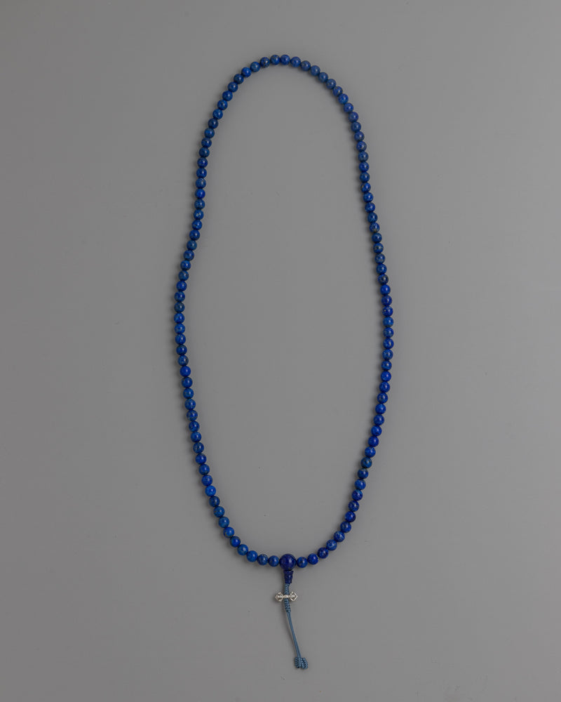 7A Natural Lapis Lazuli Mala Beads