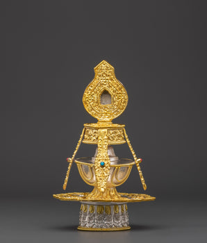 Sacred Tibetan Life Vase for Longevity and Blessings