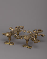 Lizard Door Handle Set