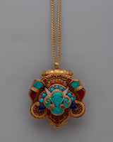 Ghau Box Locket Pendant