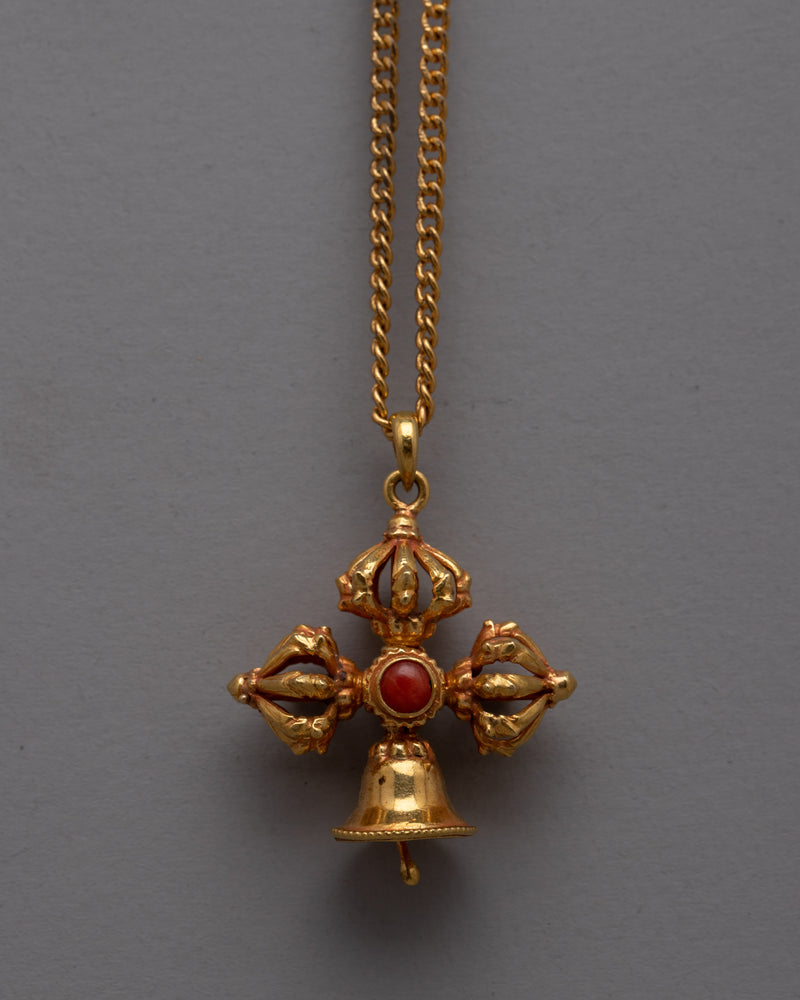 Tibetan Vajra dorje pendant 