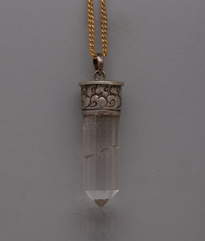 Crystal Pencil Pendant 