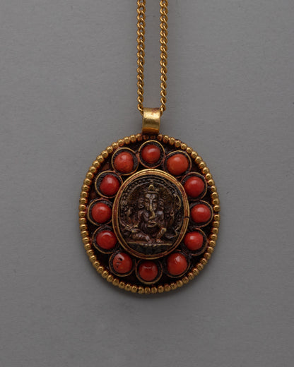 Ganesha Gold Locket