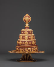 Handmade Gold Gilded Mandala | Spiritual Art