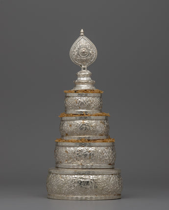 Silver Mandala Offering Set