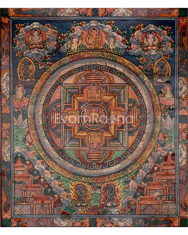 Deity Mandalas Thangka Painting