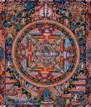 Vintage Mandala of Hevajra