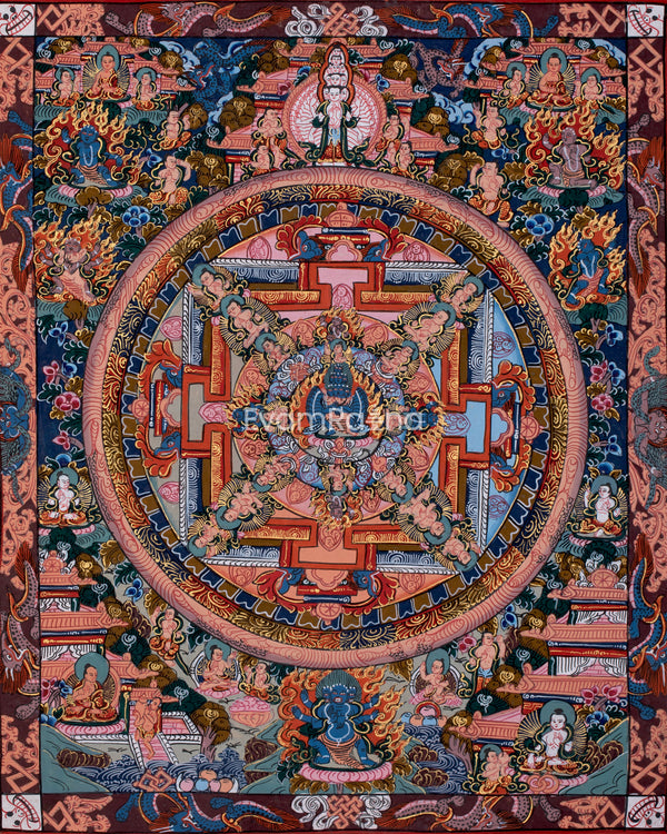 Vintage Mandala of Hevajra