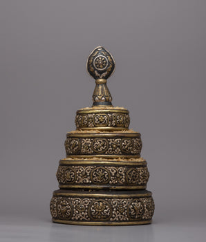 Tibetan Mandala Offering Set | Sacred Offering Sets for Spiritual Devotion and Home Decor