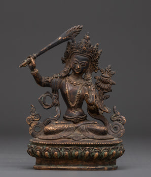 Handcrafted Manjushri Statue