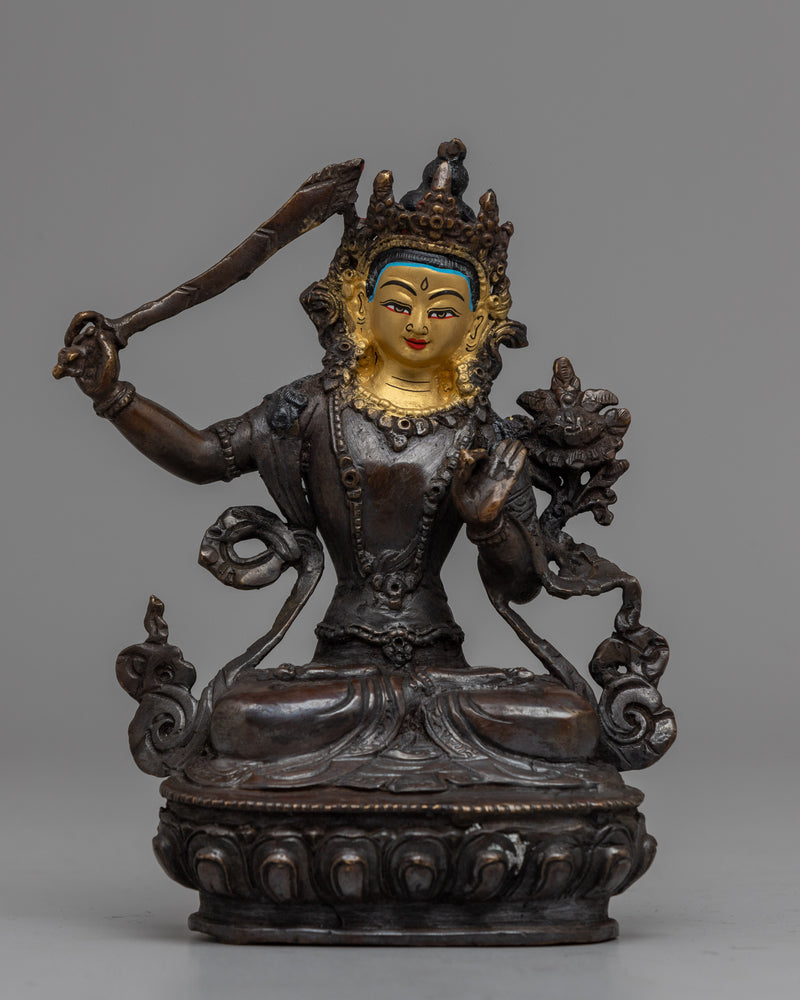 Manjushri Copper Statue