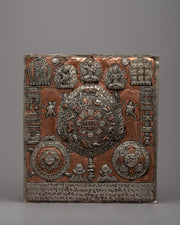 Wheel Of Life With Others Metal Thanka