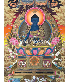 Original Hand painted Medicine Buddha Thangka