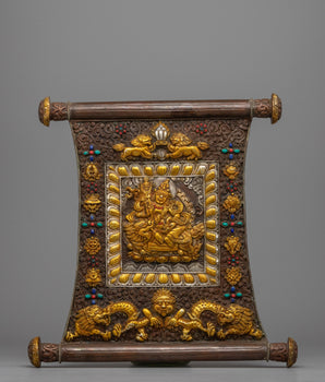 Namtoshe Deity Metal Thangka