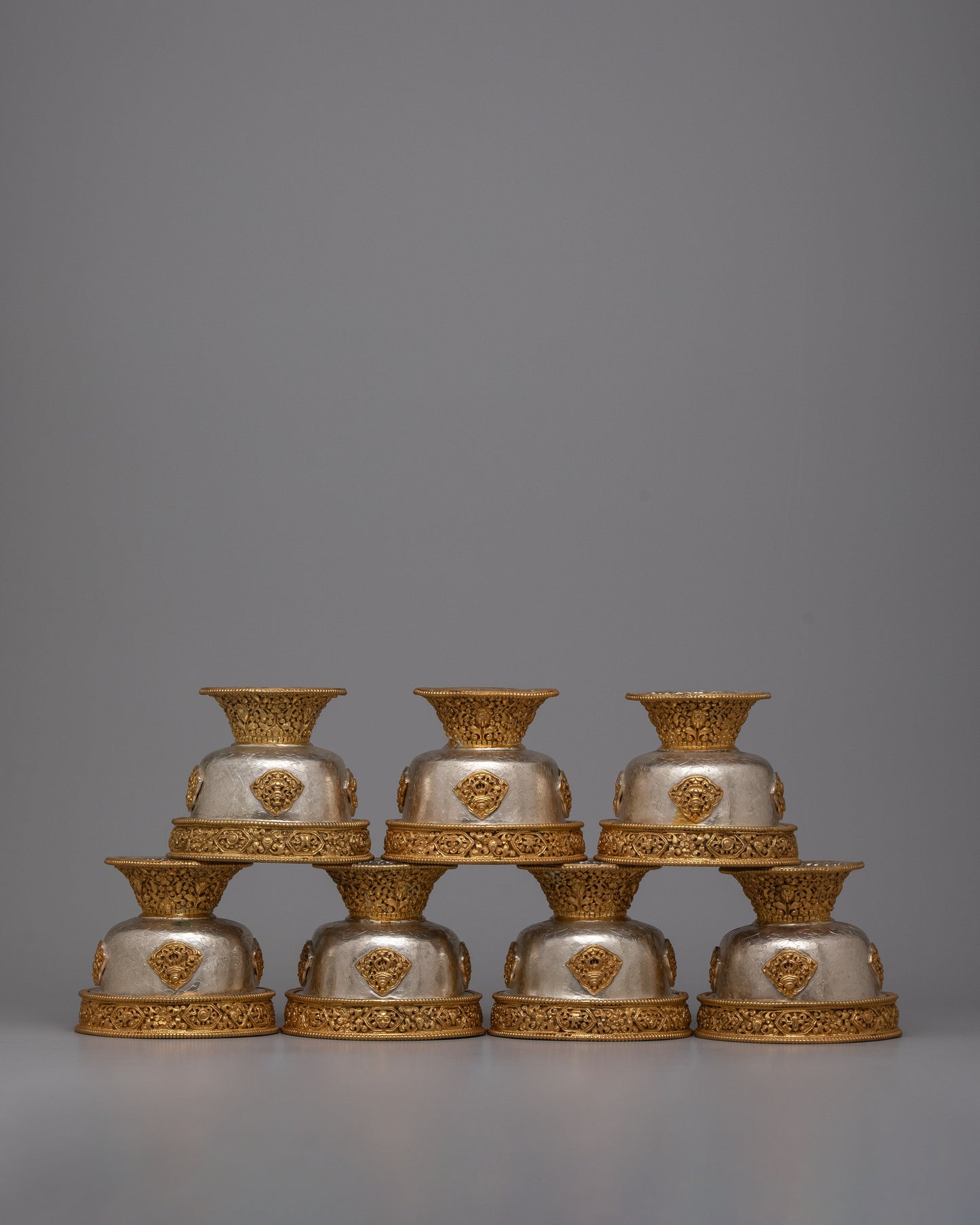 Buddhist Ritual Seven Water Offerings Bowl