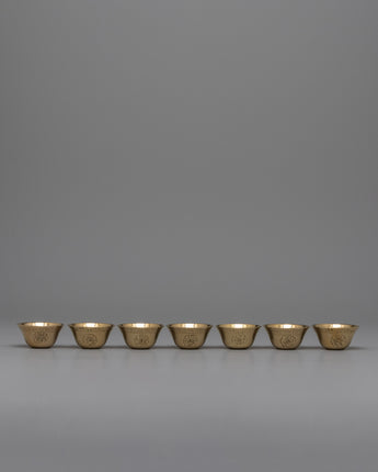 Brass Offering Bowl Set