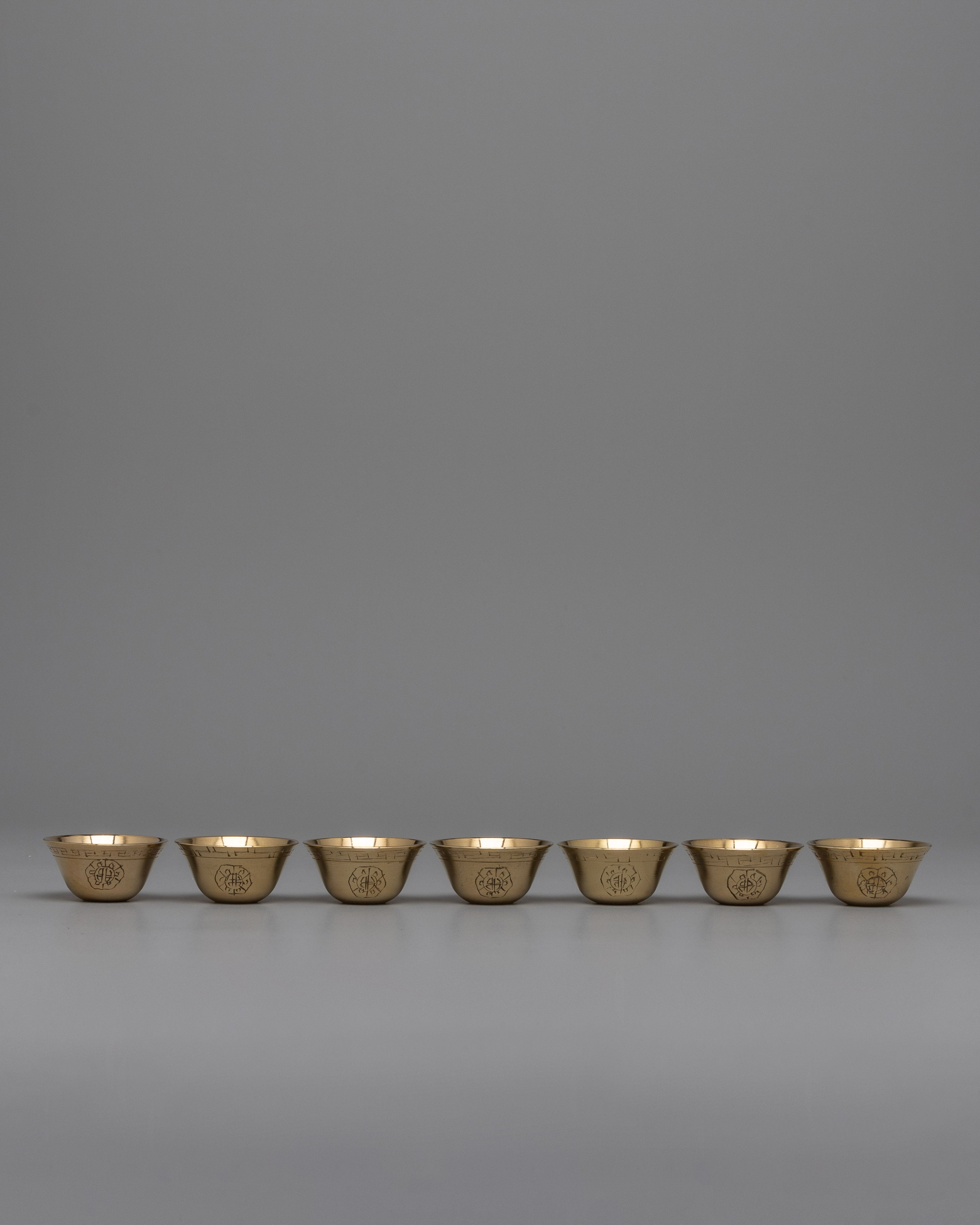 Brass Offering Bowl Set