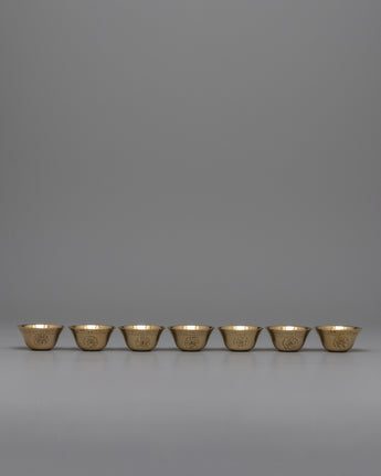 Brass Offering Bowl Set