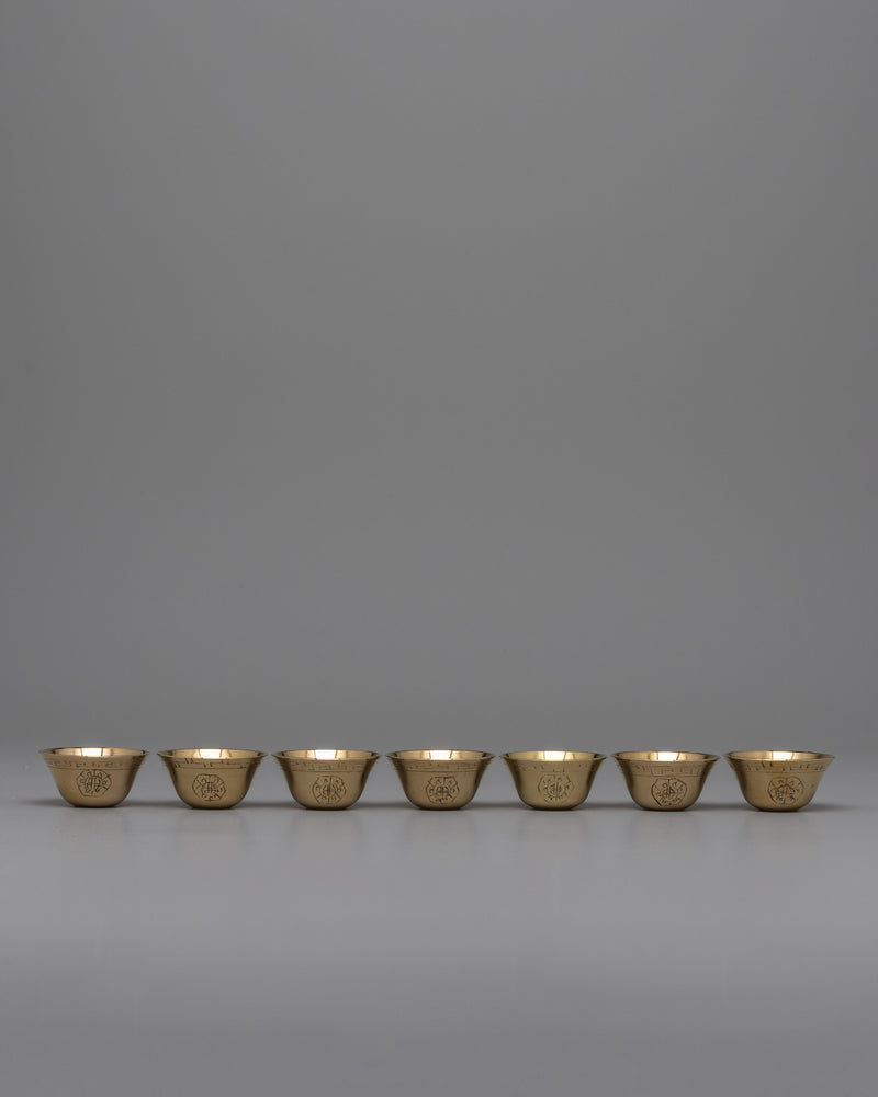 Brass Offering Bowl Set