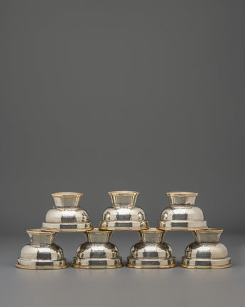 Tibetan Prayer Offering bowl Set
