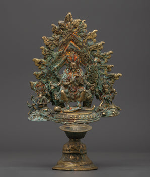 Panas Statue Oil Lamp