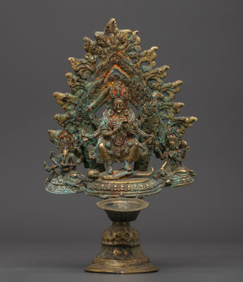 Panas Statue Oil Lamp