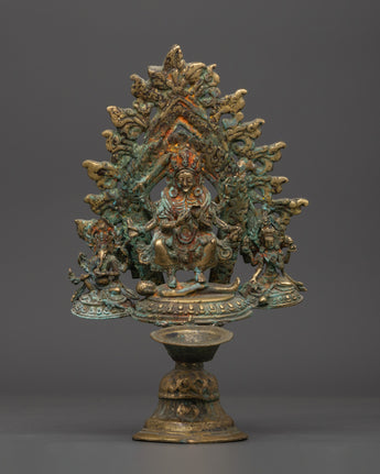 Panas Statue Oil Lamp