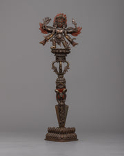 Oxidized Copper Phurba