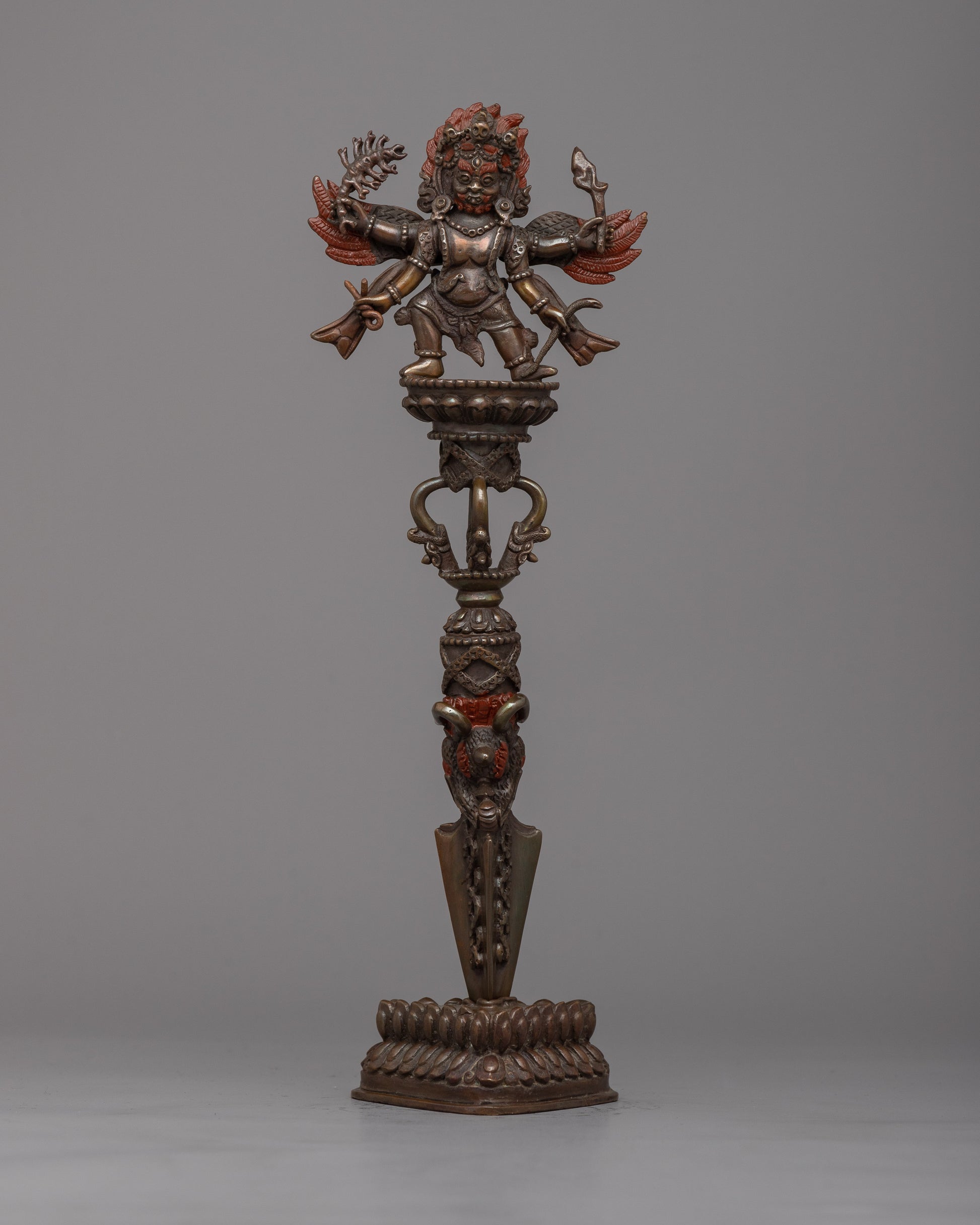 Oxidized Copper Phurba