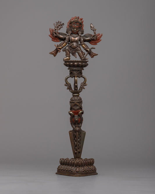 Oxidized Copper Phurba