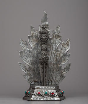 Iron Phurba Ritual Dagger 