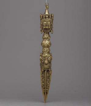 Brass Phurba Ritual Dagger
