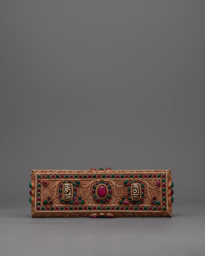 Decorative Tibetan Prayer Book 