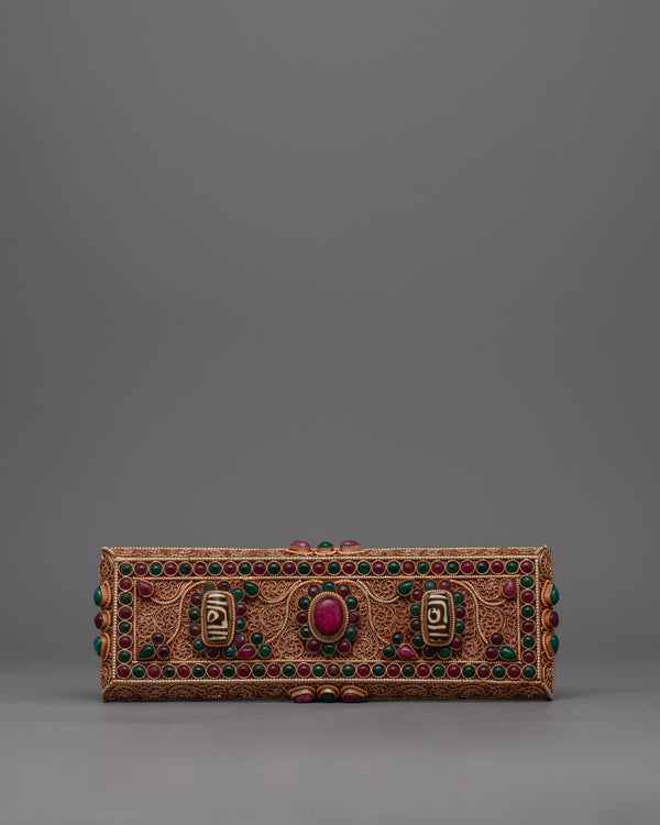 Decorative Tibetan Prayer Book 