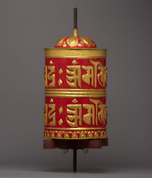 Tebetan Copper Prayer Wheel