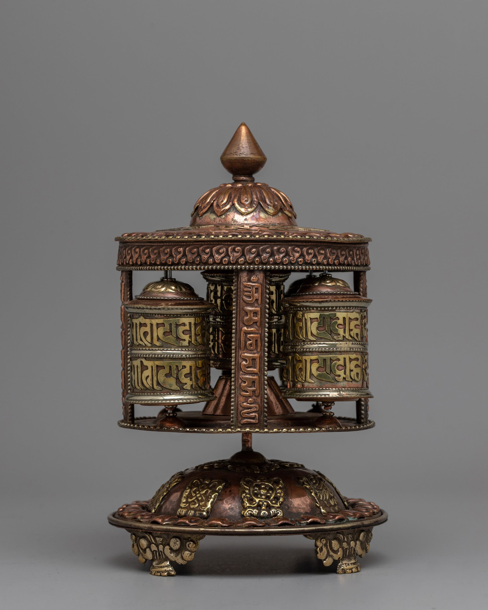 Copper Buddhist Prayer Wheel