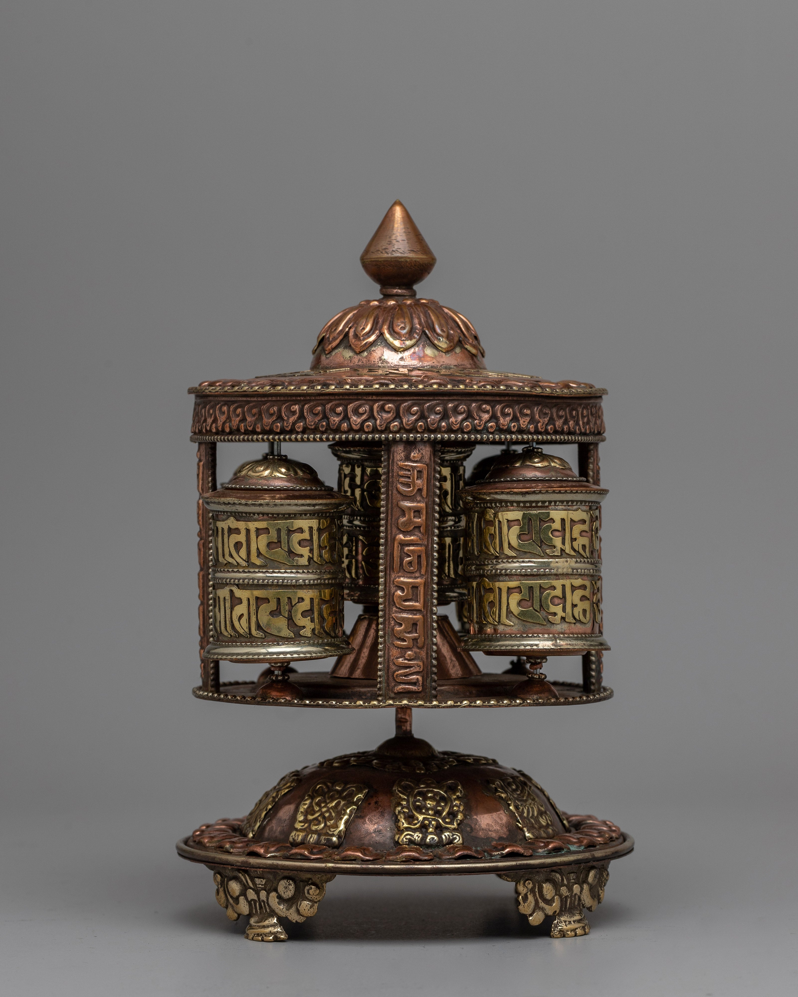 Copper Buddhist Prayer Wheel