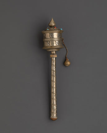 Buddhist Handheld Prayer Wheel