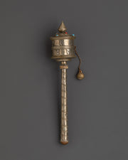 Buddhist Handheld Prayer Wheel