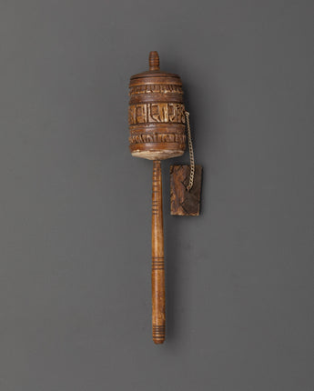Buffalo Bone Prayer Wheel