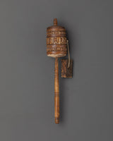 Buffalo Bone Prayer Wheel